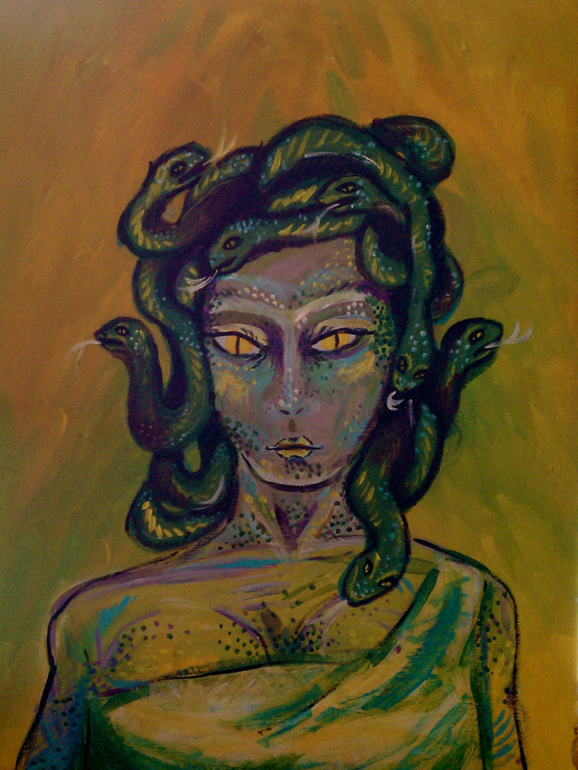 Medusa Original Painting