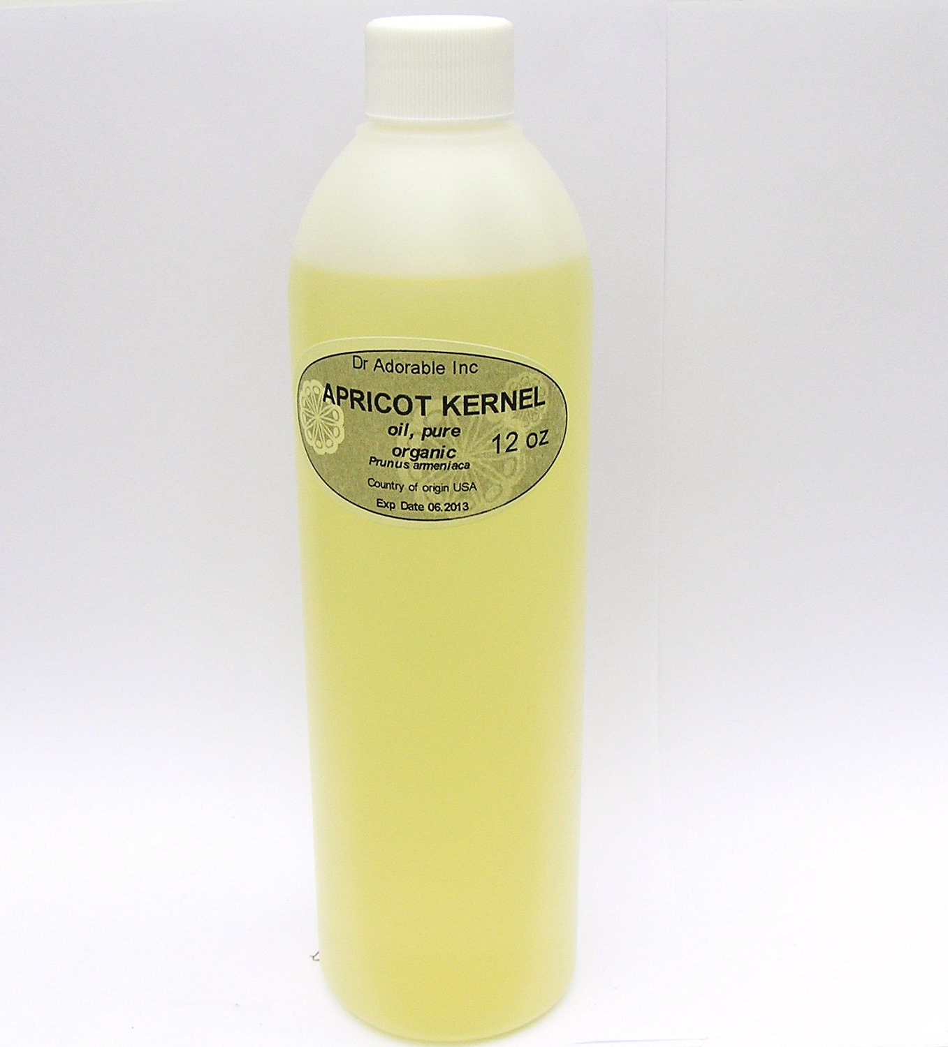 4 OZ Apricot Kernel Oil, Pure Organic