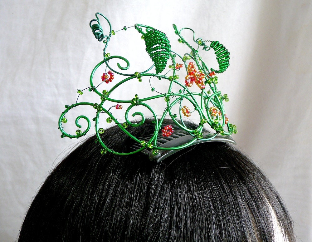 mayqueen tiara, handmade