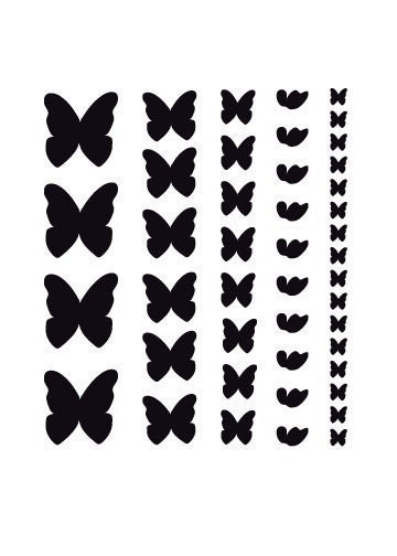 Vinyl Wall Sticker Decal Art - Butterflies