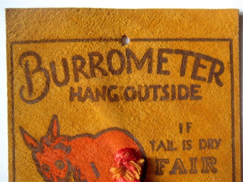Barometer collectible humorous burro