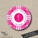 PLAID scalloped personalized Mommy / Business Cards - set of 25