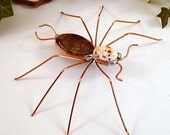 Large Spider Jeffery Handmade Browns