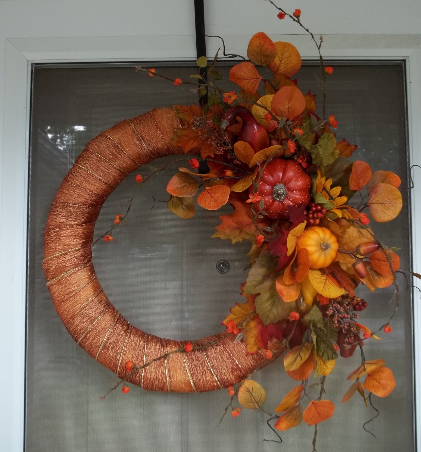 Fall Wreath,Holiday Wreath,Outdoor Wreath,wreath,Harvest,Octoberfest