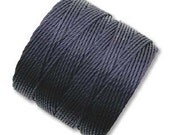 Navy Blue S-Lon Bead Cord Thread, 77 yard spool, SLBC-NA