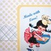 FREE SHIPPING Retro Vintage Inspired Greeting Card "Made with Love"