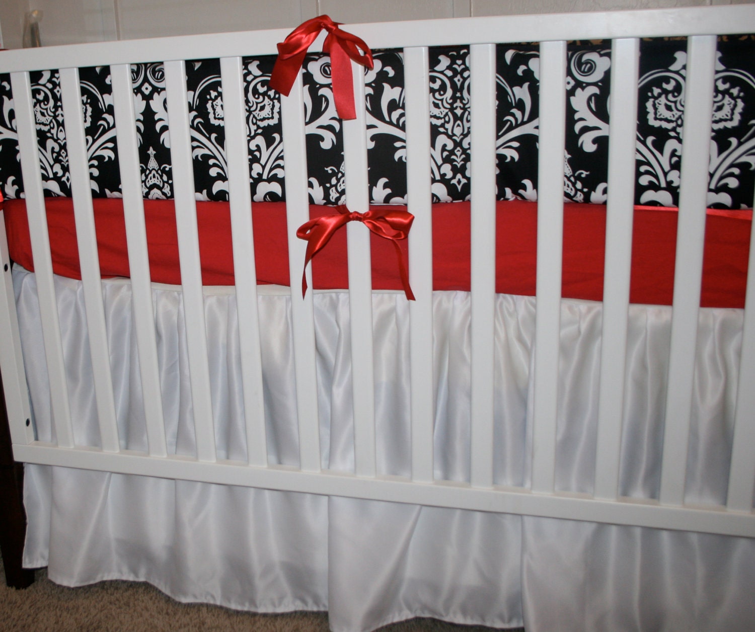 Gathered Crib Skirt- YOU CHOOSE FABRIC