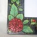 Rose Photo Frame Pyrographed Wood