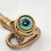 Steampunk Ring, Poison Ring, Steampunk Evil Eye, Secret Compartment, Gothic Ring, Perfume Ring