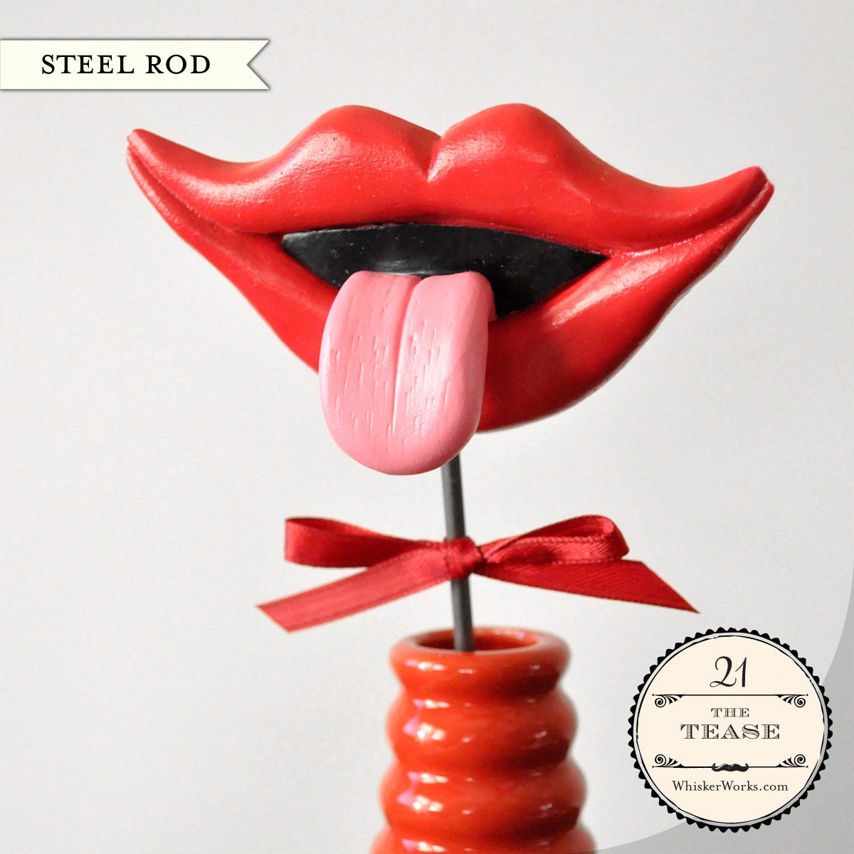 Photo Booth Prop on a STEEL ROD - The Tease Il_170x135