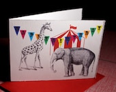 Circus Birthday Card