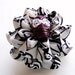 Dreamscape Kanzashi Flower Sugar Skull Hair Clip
