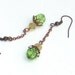 Lemon and Lime Glass Dangles