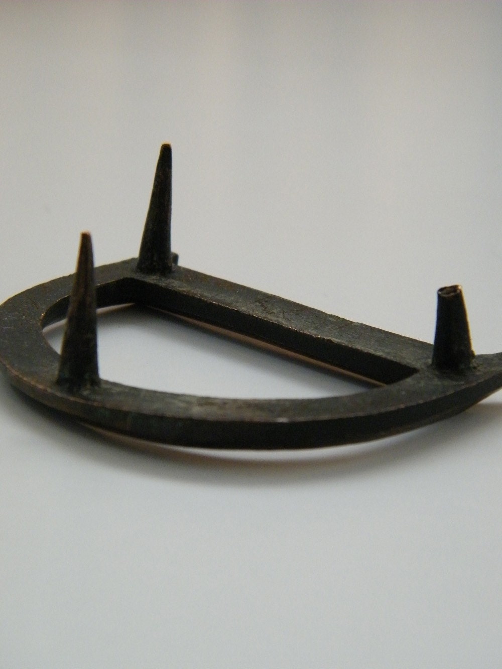 Vintage Brass Sign Letter D