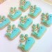 For HEPBURNGONERETRO only Preppy Whale Cookie Favors (2 dozen Whale Cookies and 6 dozen Water Drops)
