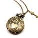 Secret Garden Pocket Watch Necklace - locket necklace retro jewelry romantic necklace key victorian vintage style necklace classic jewelry