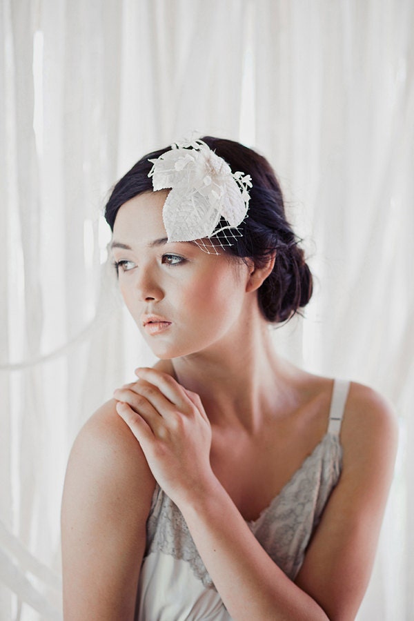 Vintage leaves hair comb- style 204