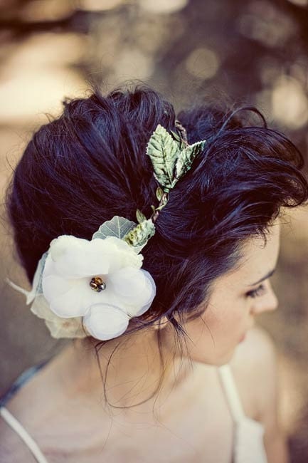 Nature girl halo in ivory- style C101