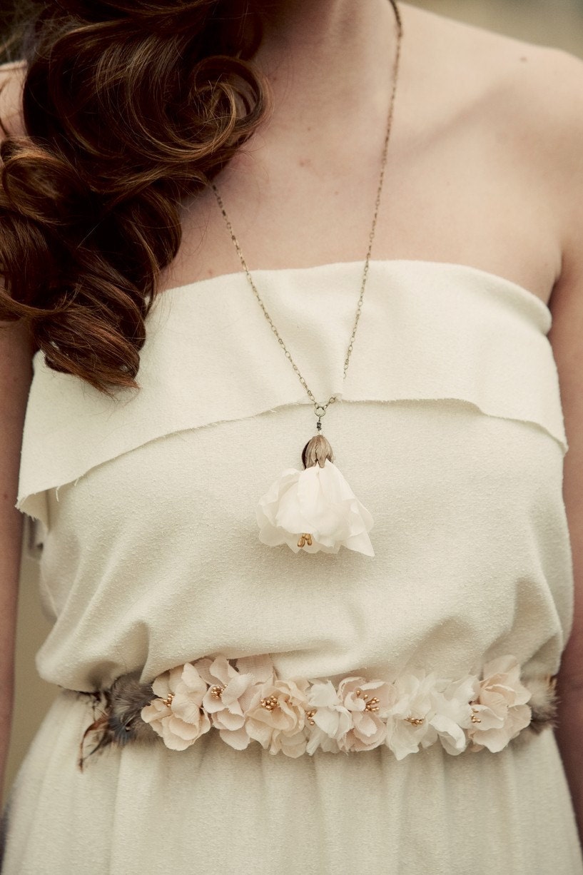 Long blossom necklace- style 403