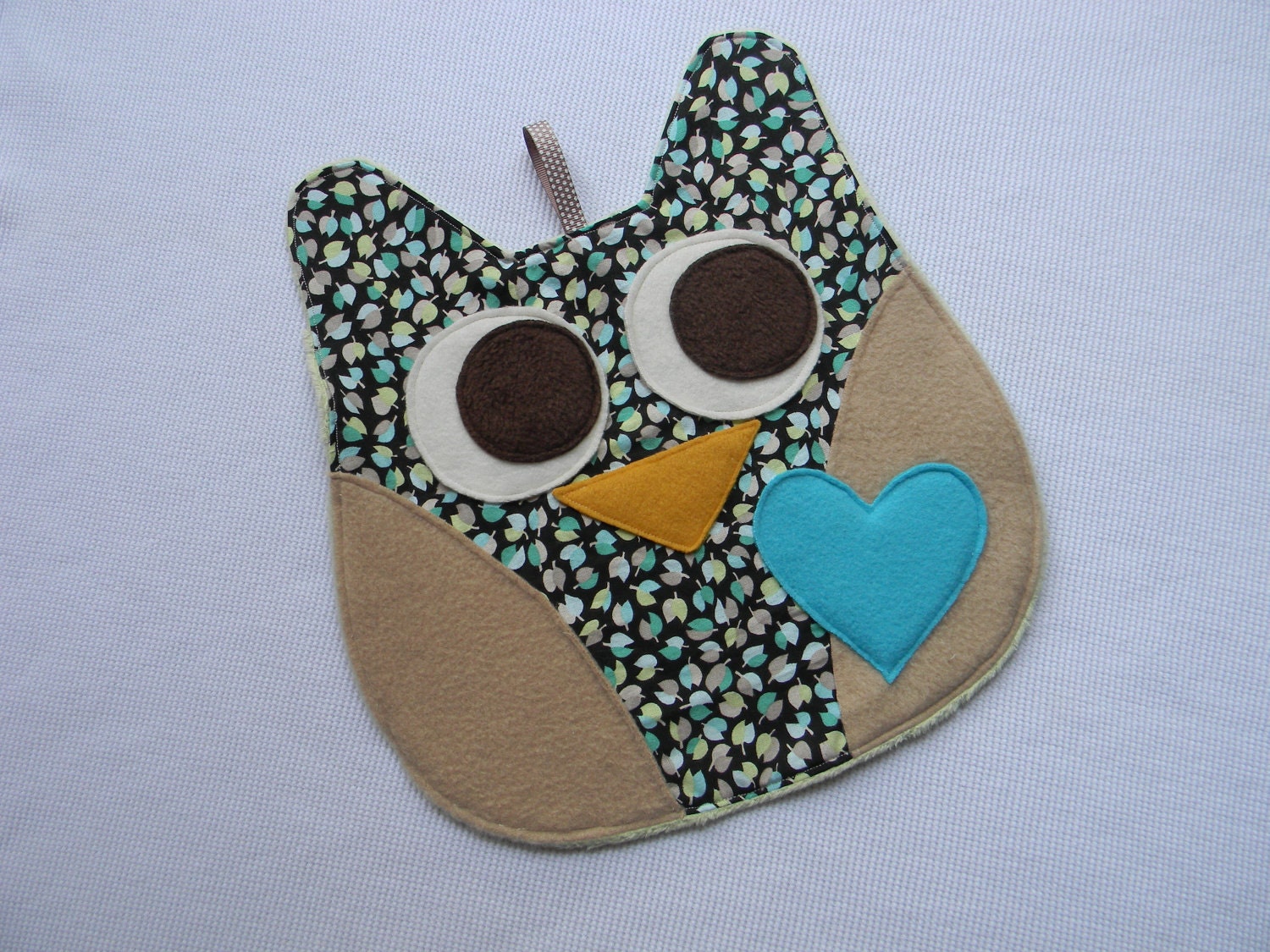 Baby Owl Lovey Blanket - security blanket toy