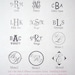 18x 22 Fancy Wall Monogram