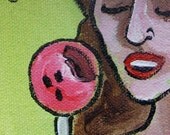 Tootsie Pop Takes a Lickin' ACEO