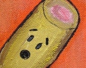 Corny Corn Dog Food Horror ACEO