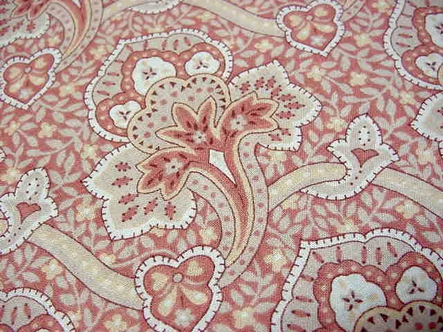 Vintage Romance - DEBUT DESIGNS Decorator Fabric - Pink Jacobean Paisley Floral