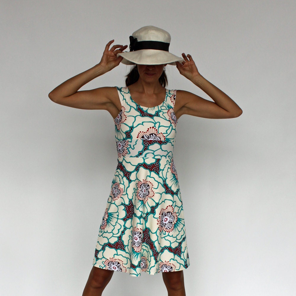 Aquarius Dress, Funky Flattering Travel Wear Sundress