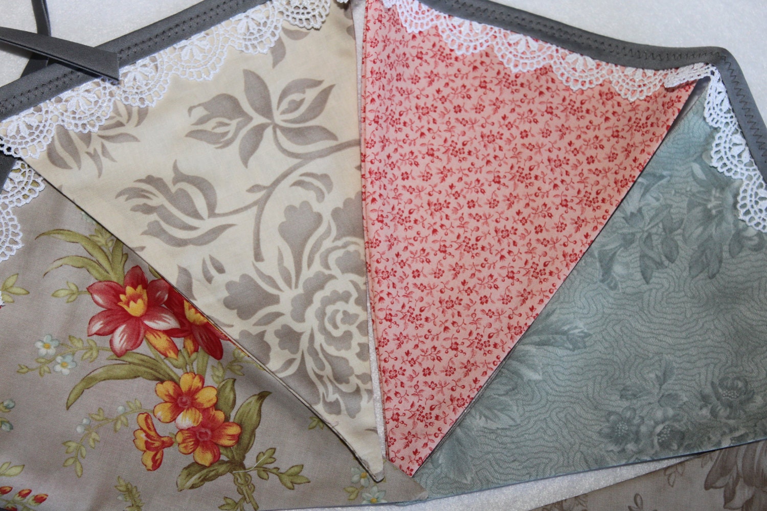 Large Fabric Bunting - Vintage Mae Il_570xn