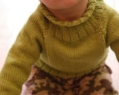 Instructions to make: Wilhelmina's Baby Sweater PDF Pattern