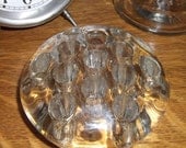 Vintage glass Flower frog