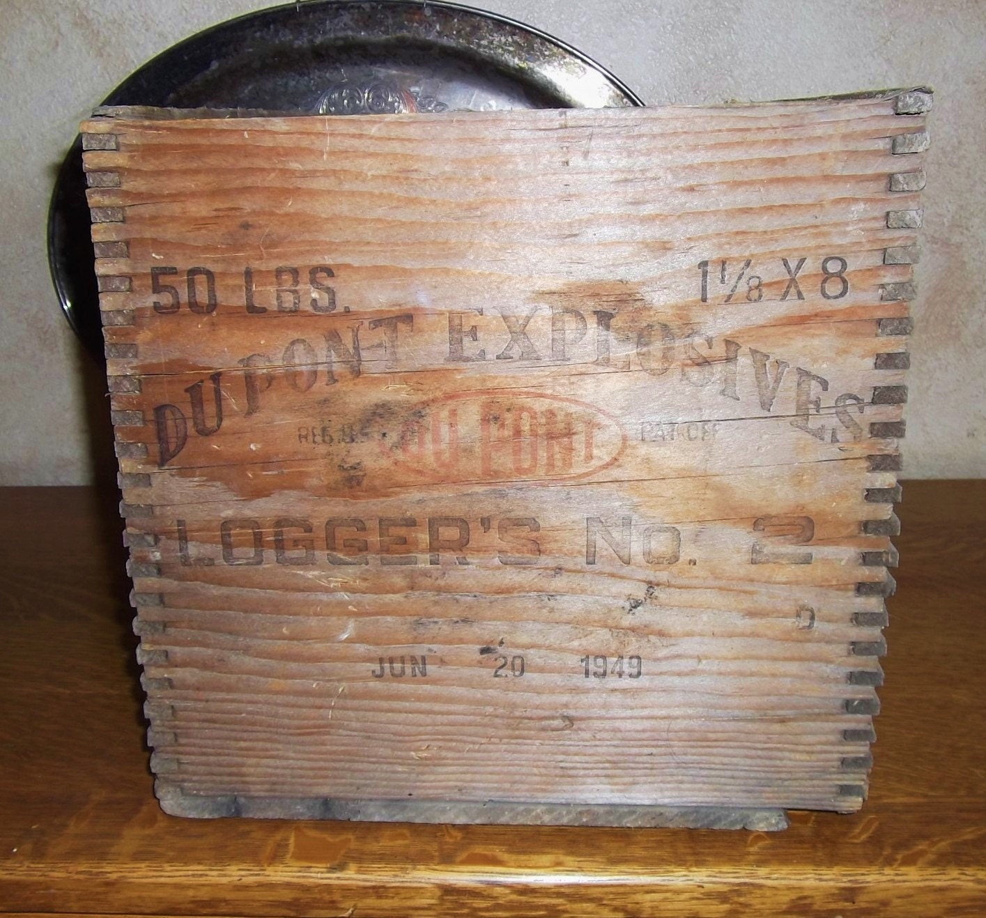 Vintage Dupont Explosives Crate