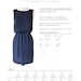 Sleeveless dress PDF pattern
