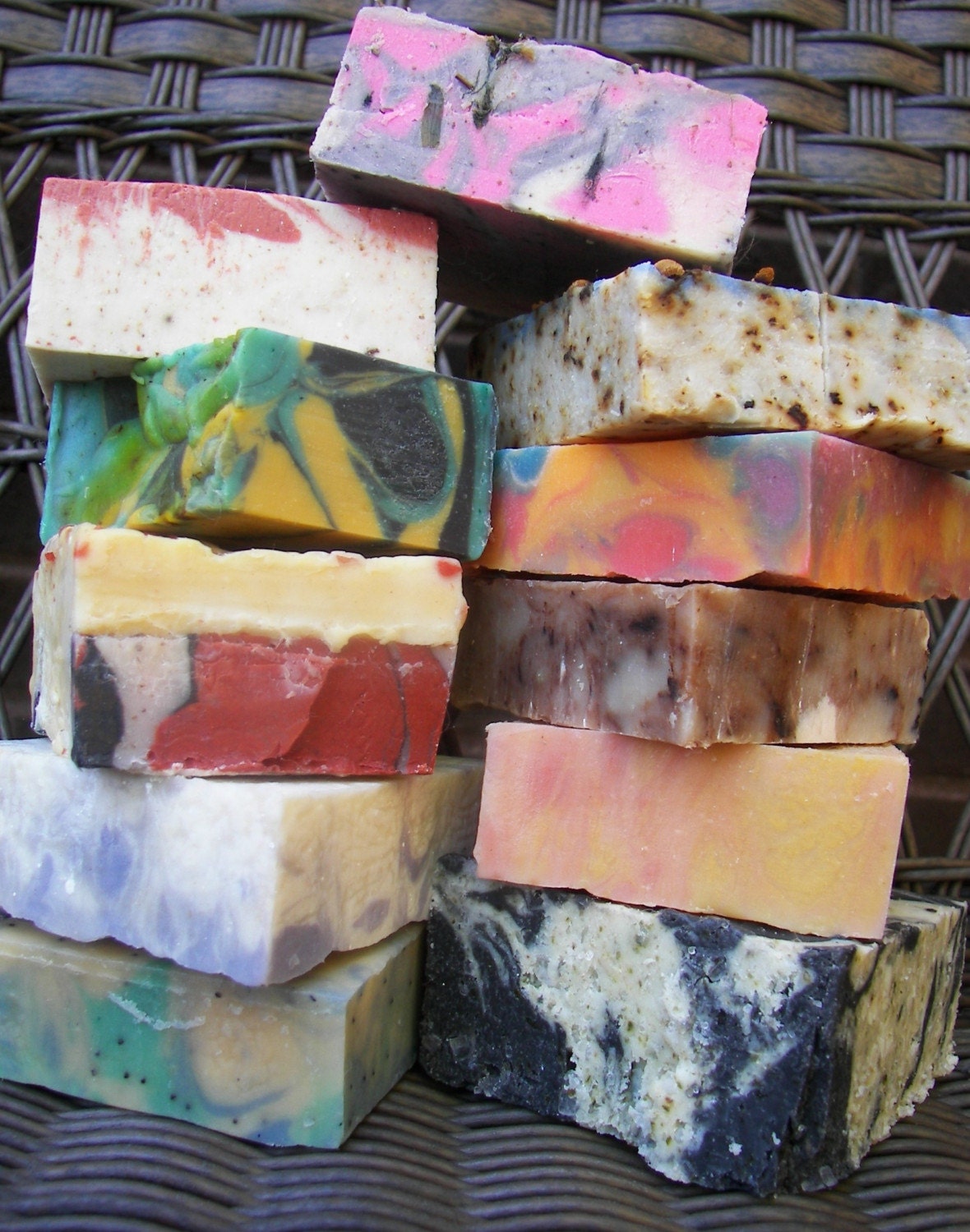 ANY 3 FOR 10 Cold Process Soaps - Huge selection - ALL VEGAN