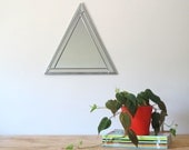 SALE / / / Triangle Wall Mirror Geometric / Handmade Wall Mirror