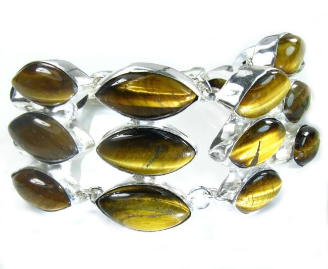 One of a Kind Tigers Eye Bracelet Bohemian