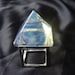Glowing Geometric Pyramid Crystal Ring