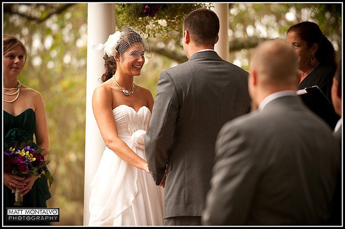 Whimsical chiffon Wedding dress- Sweetheart neckline- strapless