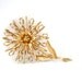 Vintage 1960s Flower Brooch