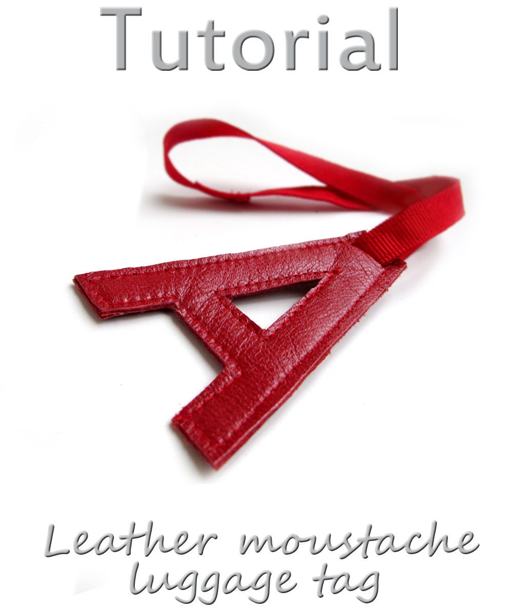 Tutorial Personalized letter leather luggage tag PDF