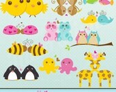 Lovey Pairs Cute Digital Clipart for Card Design, Scrapbooking, and Web Design Il_170x135