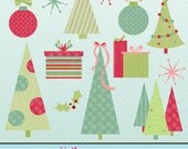 O Merry Trees Cute Digital Clipart for Card Design, Scrapbooking, and Web Design Il_170x135