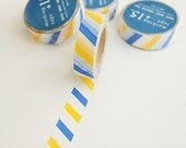 Stockholm French Stripe Masking Tape 0.6 inch (adhesive)