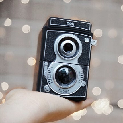Classic Camera Style Pencil Sharpener