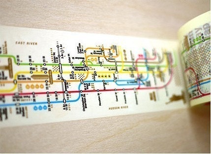 60 mm NY Manhattan Subway Pattern Tape