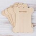 Natural Birch Wooden Bobbin set (4 EA)