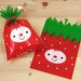 Strawberry Cellophane Bags (20 bags)