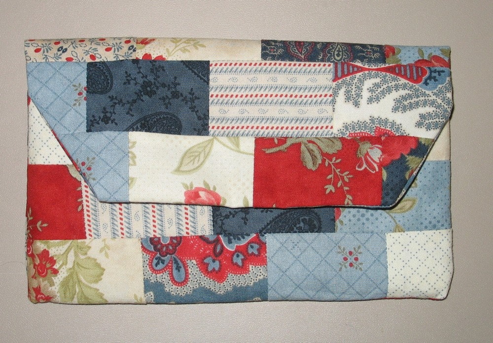 Quilted Cloth Coupon Clutch