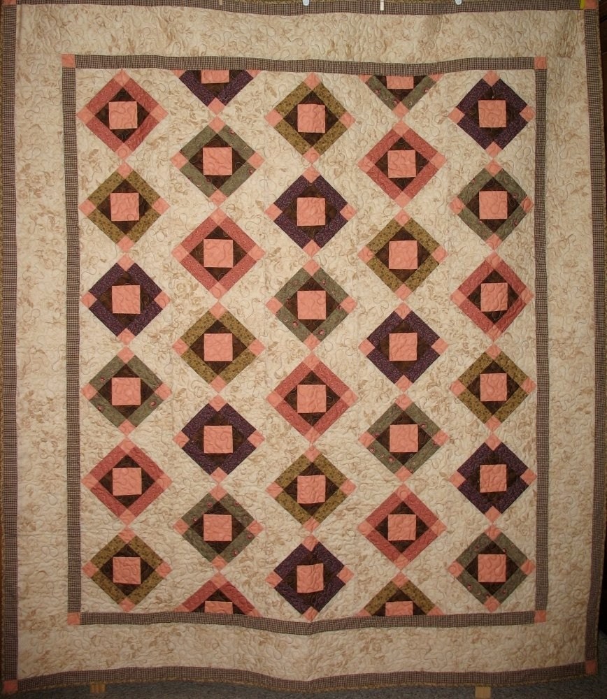 Lap Sized Quilt - Square on Point